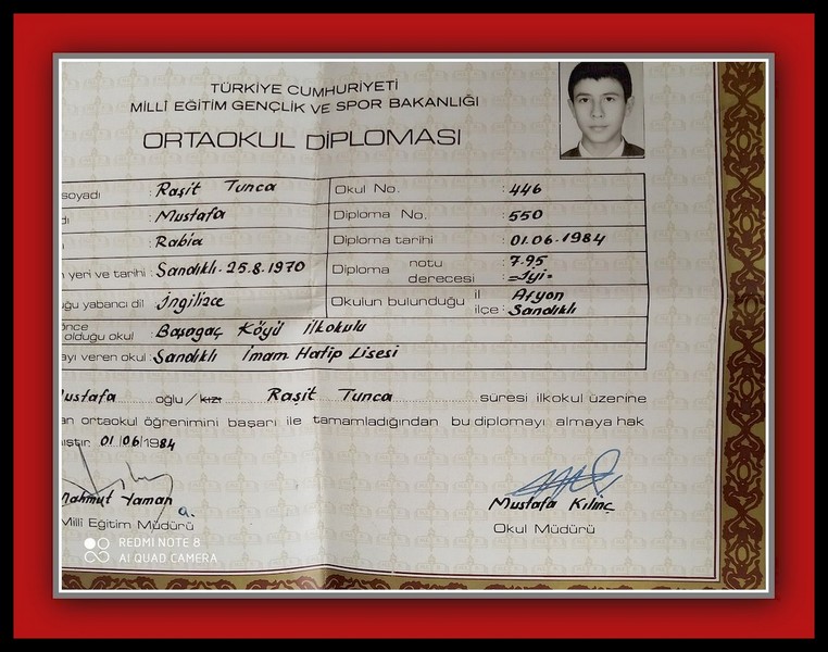 Diploma / Mezuniyet belgesi